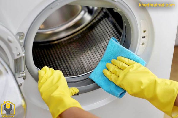 راهنمای نحوه تمیز کردن لباسشویی بوش